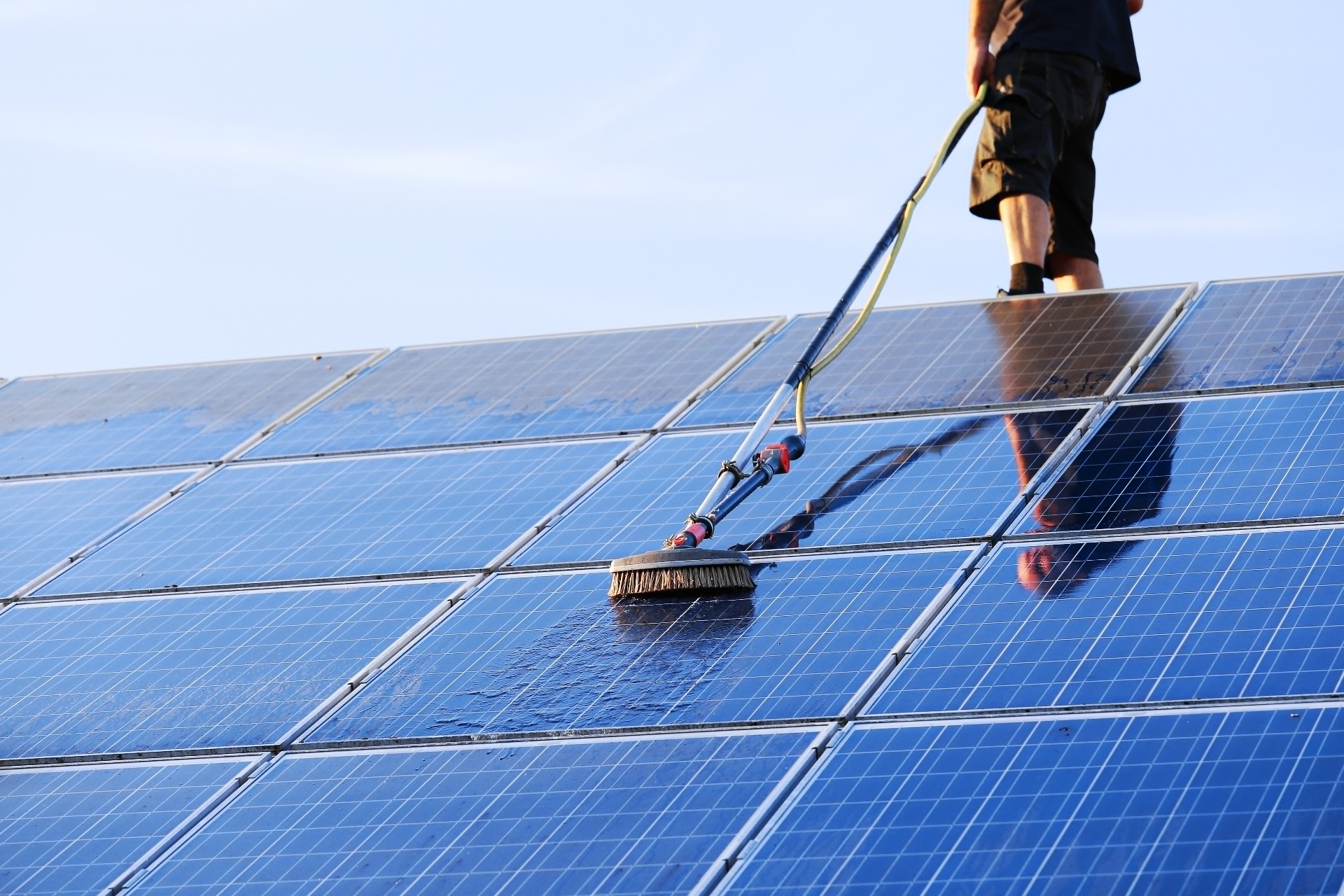 Solarpaneelreinigung